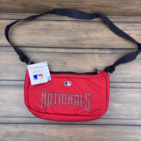 Washington Nationals DC LOGO MLB Baseball Jersey Purse Handbag‎ 12" x 3" x 7" - Picture 1 of 7